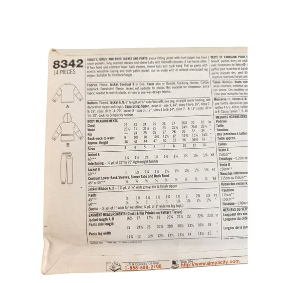 New Look 6309 & Simplicity 8342 Kids’ Sewing Patterns Sizes 3-8 Dresses & Active - Picture 8 of 8